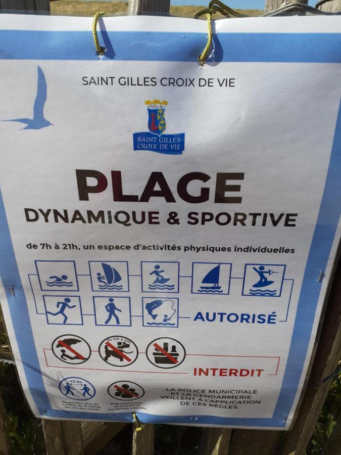 Studio Lumineux Dans La Coulee Verte A Saint Gilles Croix De Vie Εξωτερικό φωτογραφία